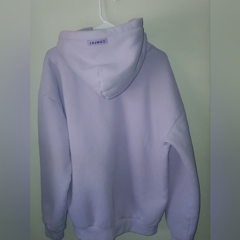 Lavender Pastel Comfrt Hoodie Lg - Picture 6 of 8